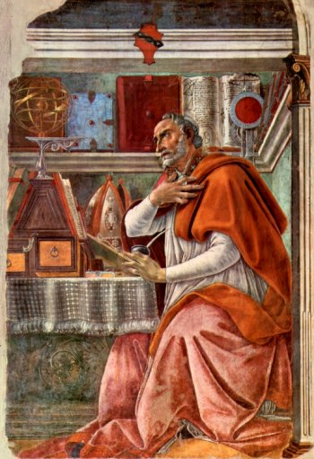 [Botticelli Print - St Augustine]