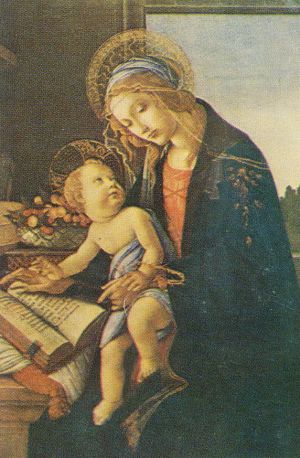 [Botticelli Print - Madonna and Child]