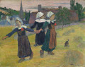 [Gauguin Prints - Breton Girls Dancing]