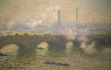 [Monet Prints - Waterloo Bridge, Grey Day]