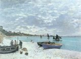 [Monet Prints - Beach at Saint-Adresse]