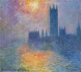 [Claude Monet Art Print - The Houses of Parliament]