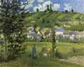 [Pissarro Prints - Landscape at Chaponval]