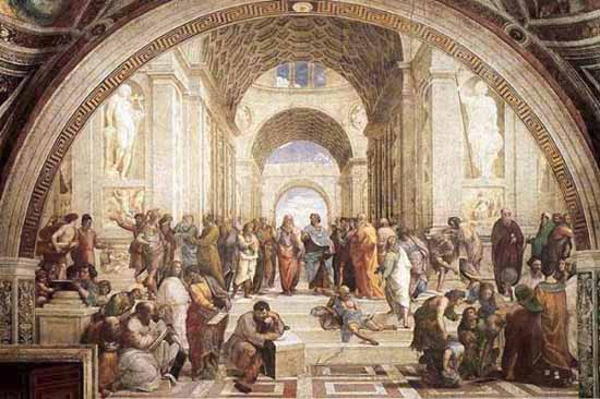 [Raphael - The School of Athens Canvas Print, Fine Art Print]