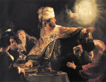 [Rembrandt - art print, poster - Belshazzar's Feast]