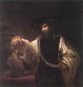 [Rembrandt Prints - Aristotle with Bust of Homer]
