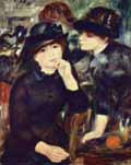 [Renoir Art Prints - Two Girls in Black]