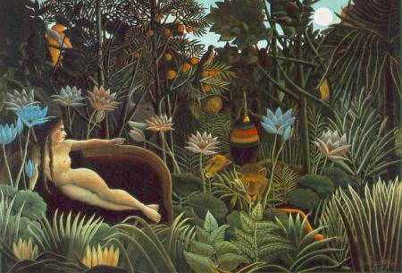 [Rousseau - art print, poster - The Dream]